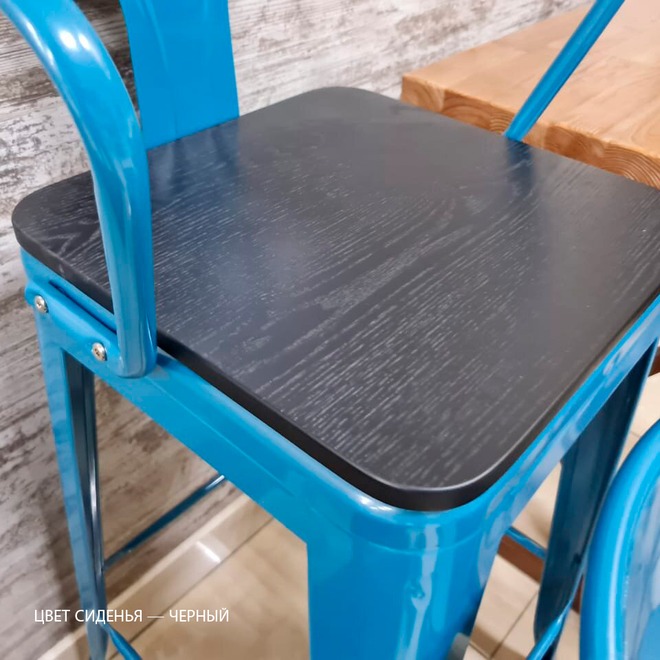 Кресло Tolix Wood Style, цвет по RAL