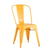 Стул Tolix, желтый - фото